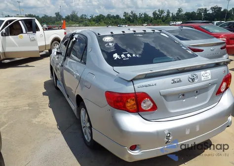 2009 Toyota Corolla S z USA, uszkodzony, nr VIN 1NXBU40E99Z095434